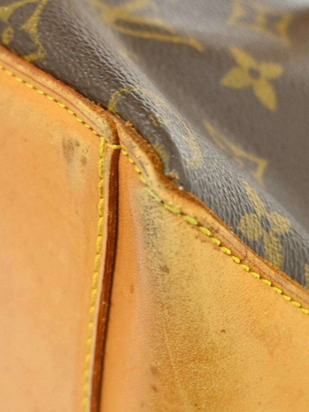 Best03 LOUIS VUITTON CABAS MEZZO HAND TOTE BAG MONOGRAM M51151 AR1010 RQ02761 - Picture 8 of 15